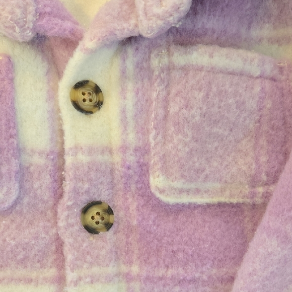 Carter's Purple and White Kids Jacket - Picture 3 of 3